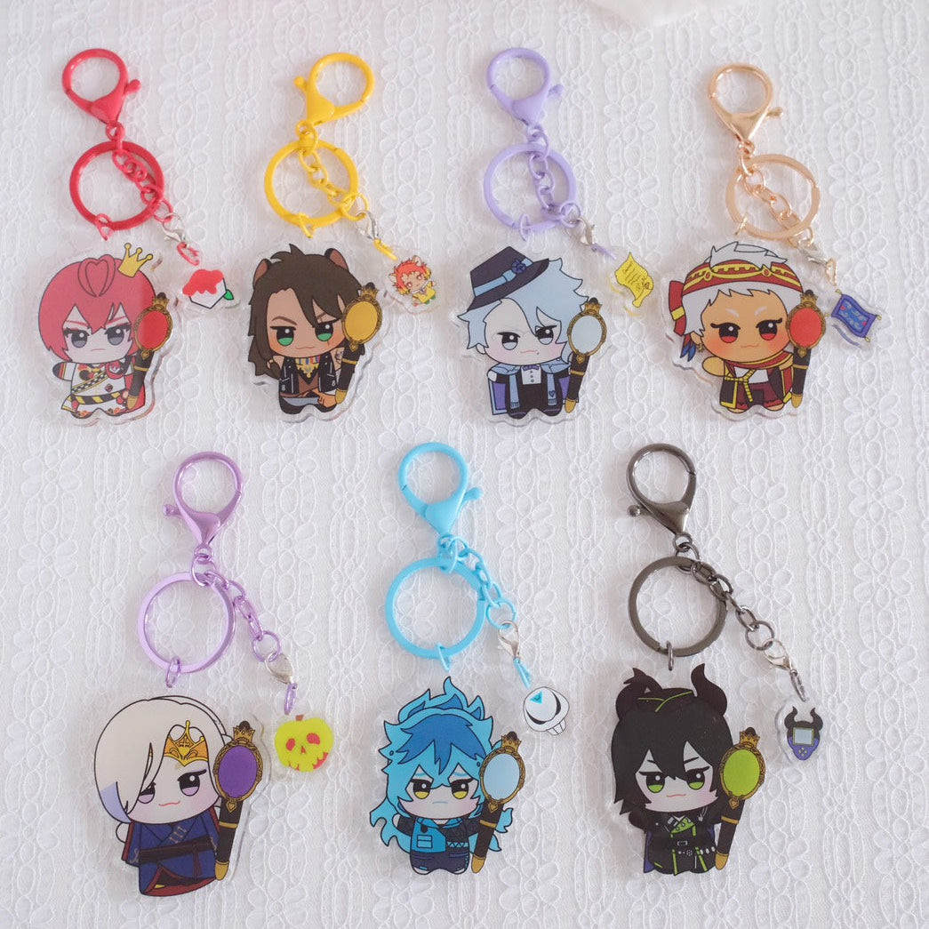 Twst Fan Art Light Up Keychains (7 Styles)
