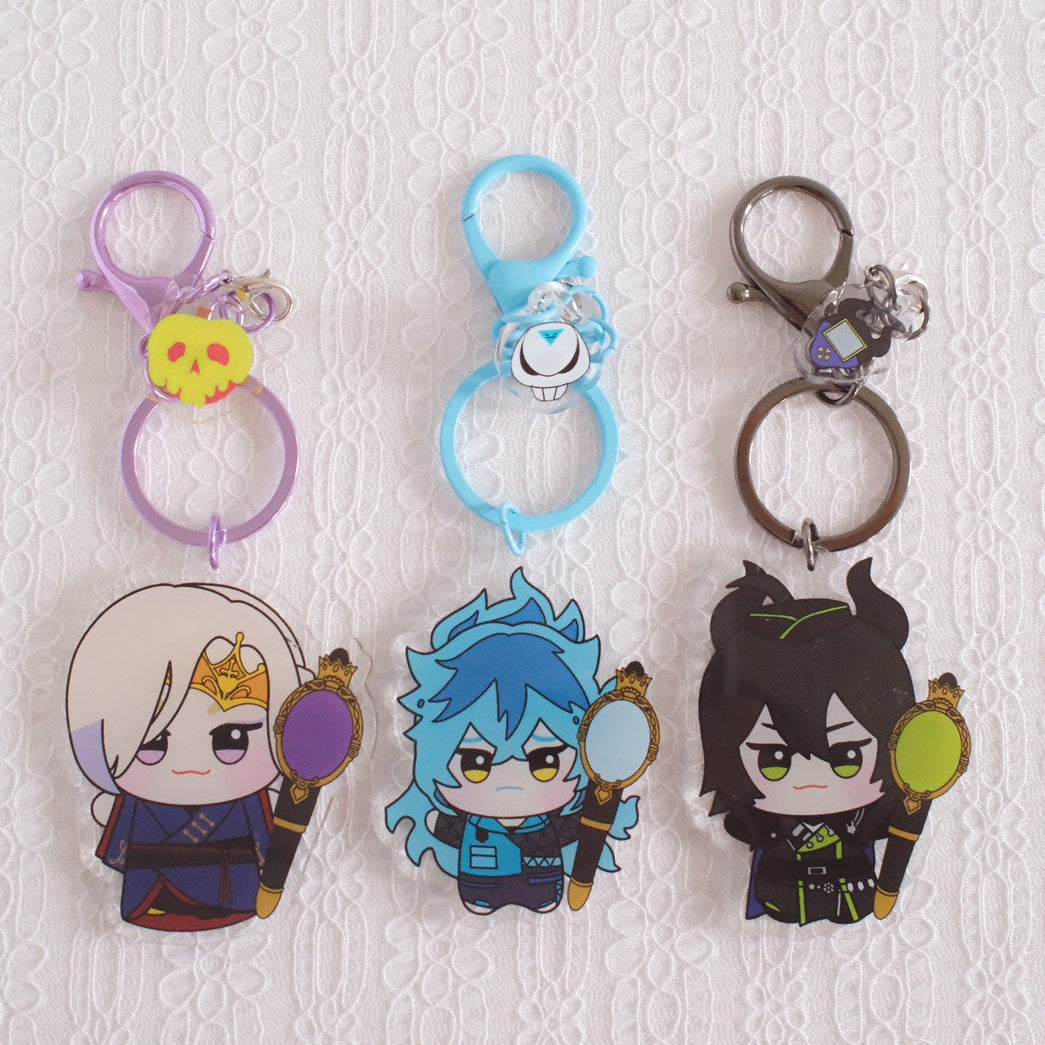 Twst Fan Art Light Up Keychains (7 Styles)