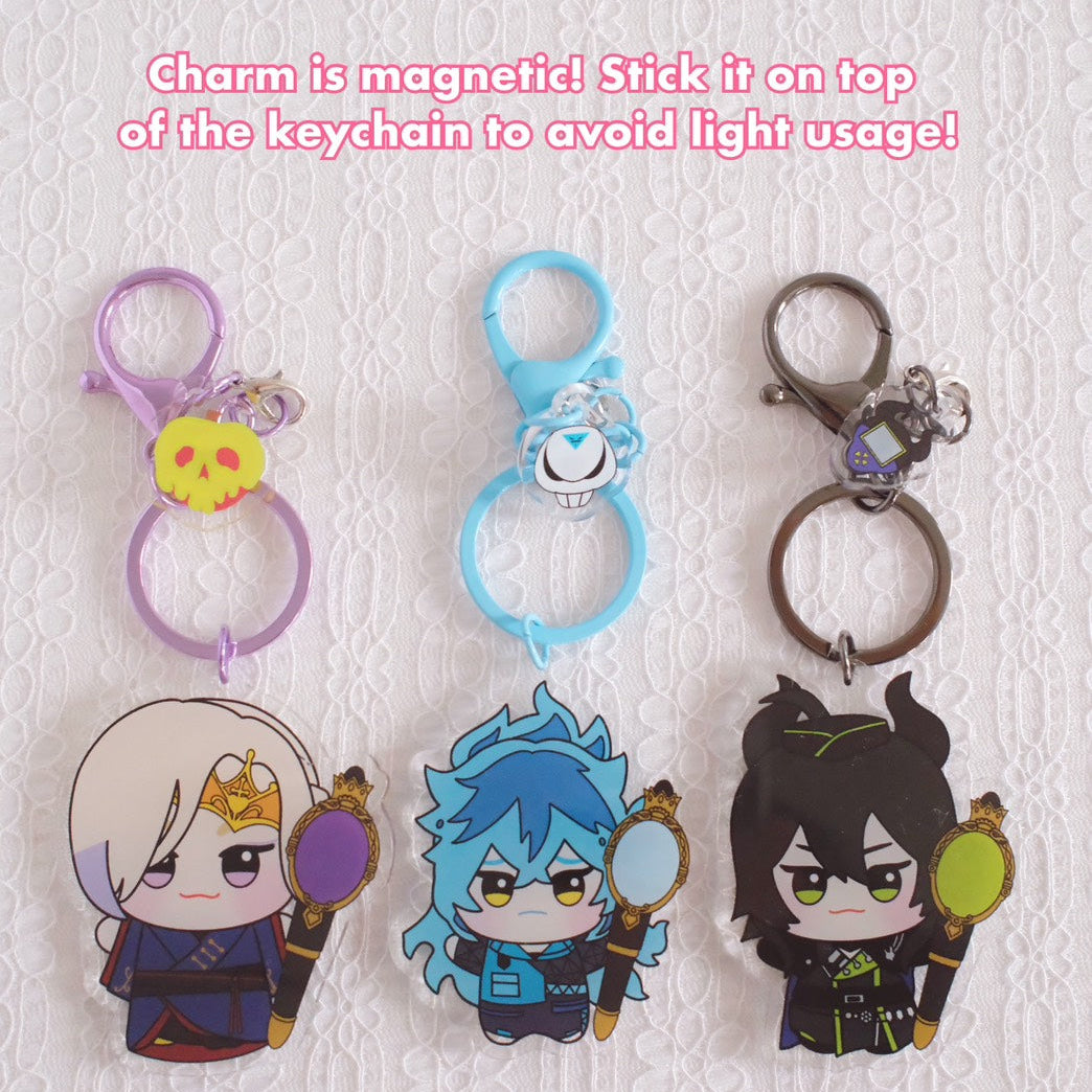 Twst Fan Art Light Up Keychains (7 Styles)