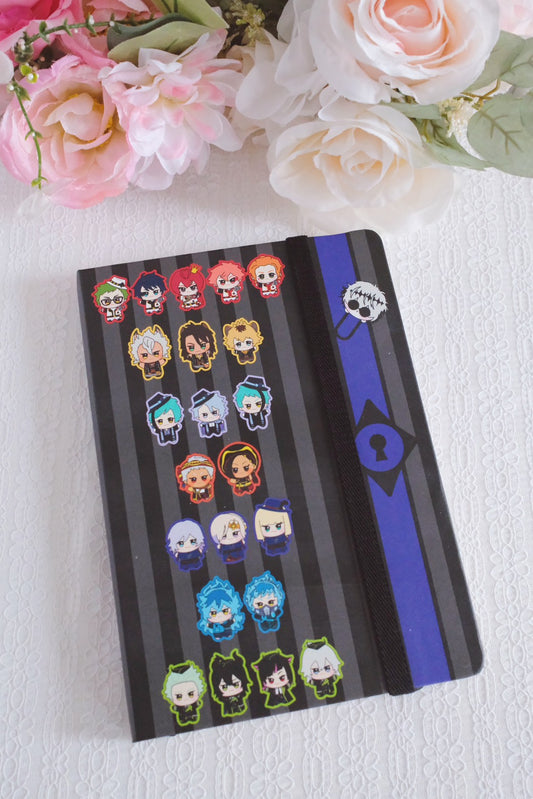 Twst Characters Fan Art Leather Notebook