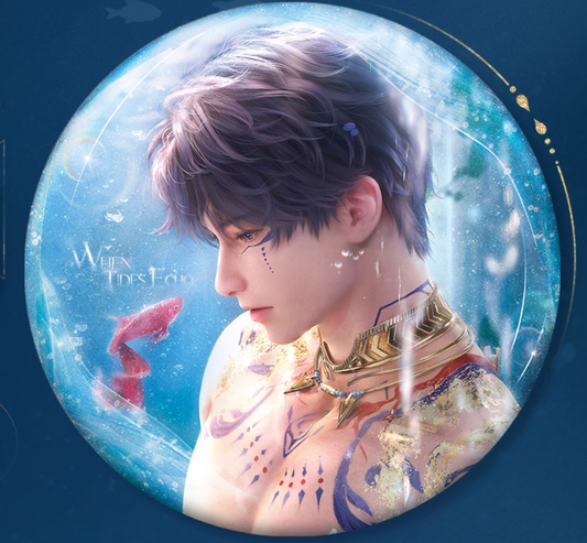 Love and Deepspace Rafayel God of Tides Merch Can Badge