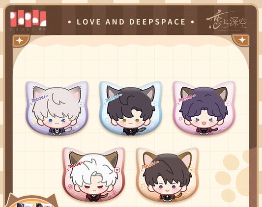 Love and Deepspace Cat Misses You Series Can Badge Preorder