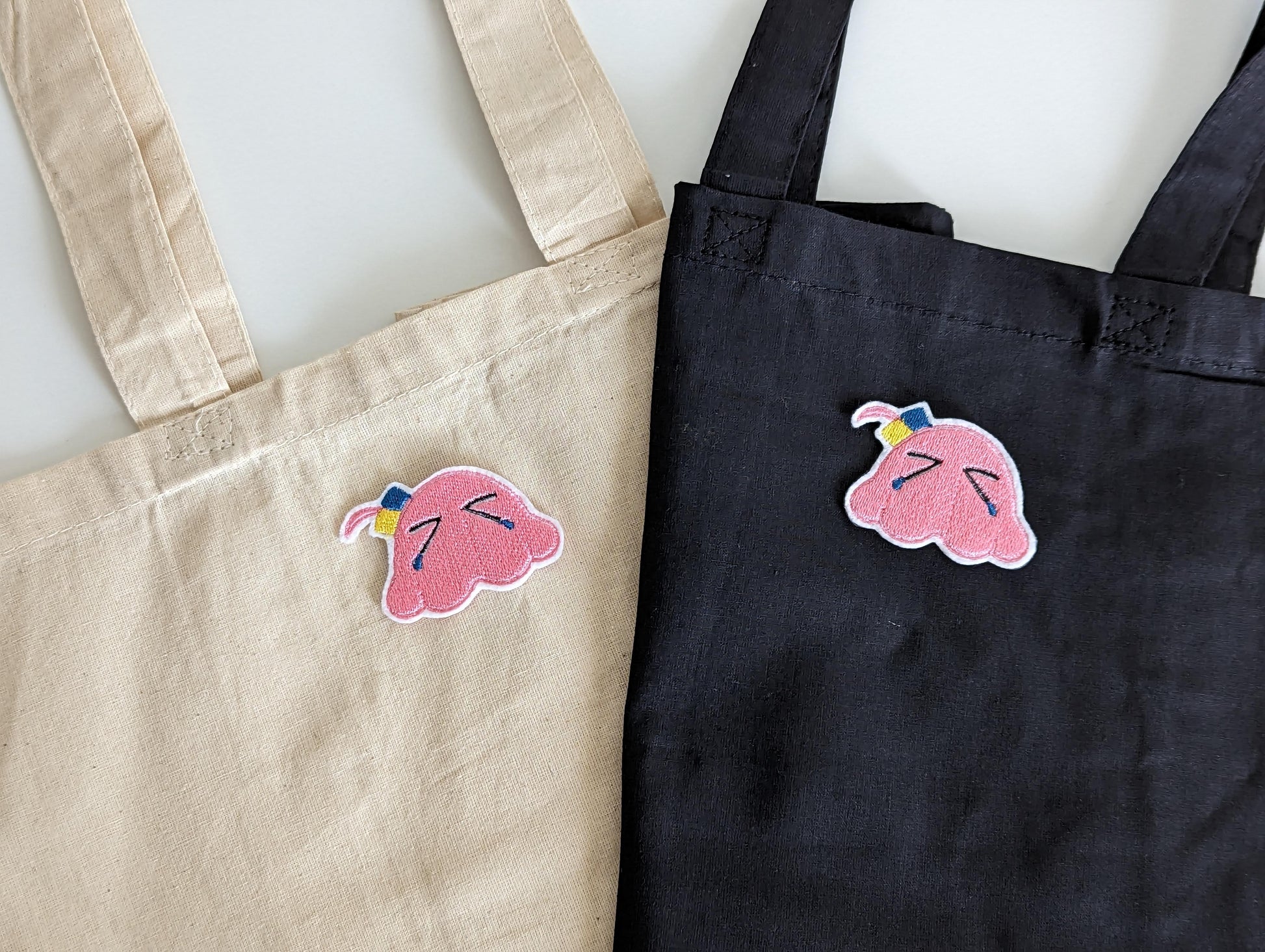 Bocchi Embroidery Totes Bags + Iron on Patches - Moko's Boutique