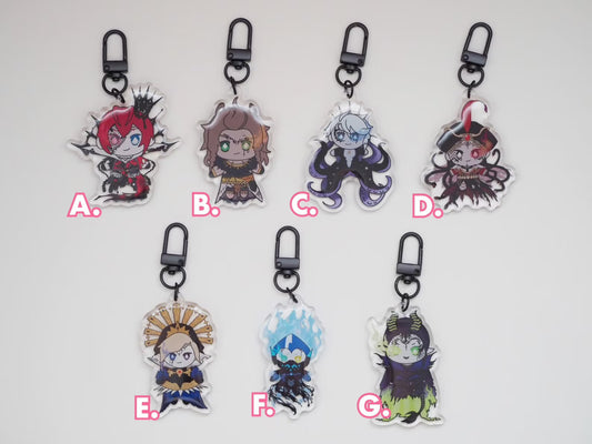 Twst リリア ファンアート キーホルダー