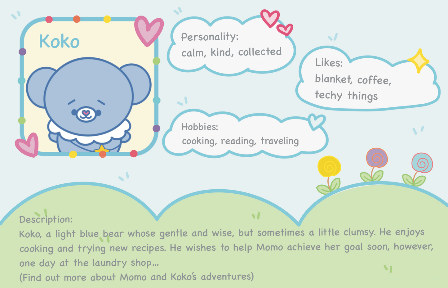 Momo and Koko Plush - Moko's Boutique Mascot