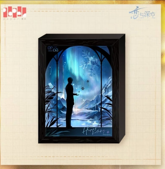 Love and Deepspace 2024 BIrthday Zayne Light Box Painting