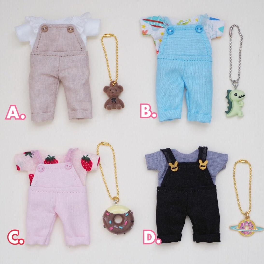 Overalls Sets (Overalls + T-Shirt + Charm) - Moko's Boutique