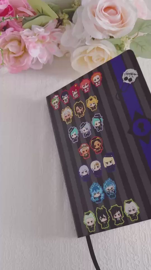 Twst Characters Fan Art Leather Notebook