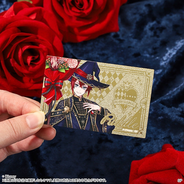 Twisted Wonderland Bloom Birthday Aurora Foil Stamped Can Badge & Metal Card Set Preorder