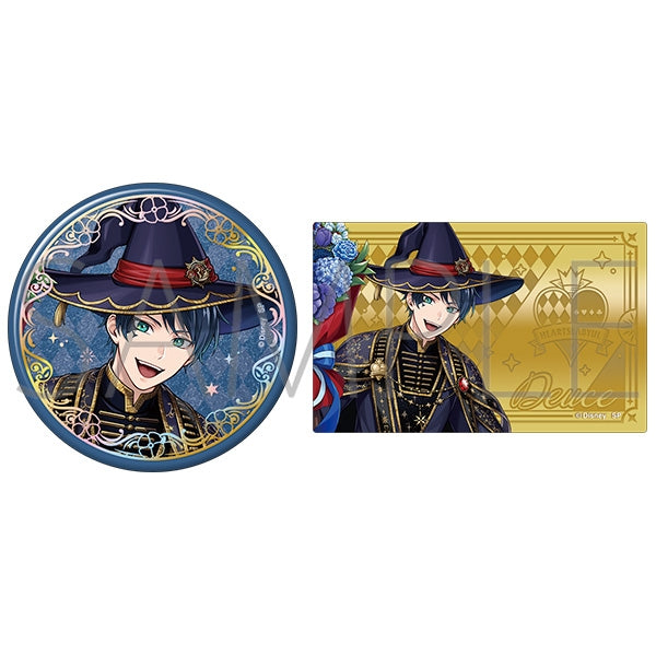 Twisted Wonderland Bloom Birthday Aurora Foil Stamped Can Badge & Metal Card Set Preorder