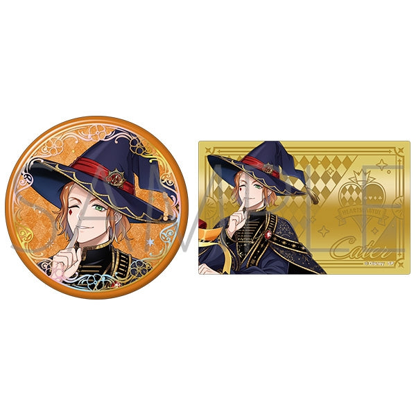 Twisted Wonderland Bloom Birthday Aurora Foil Stamped Can Badge & Metal Card Set Preorder