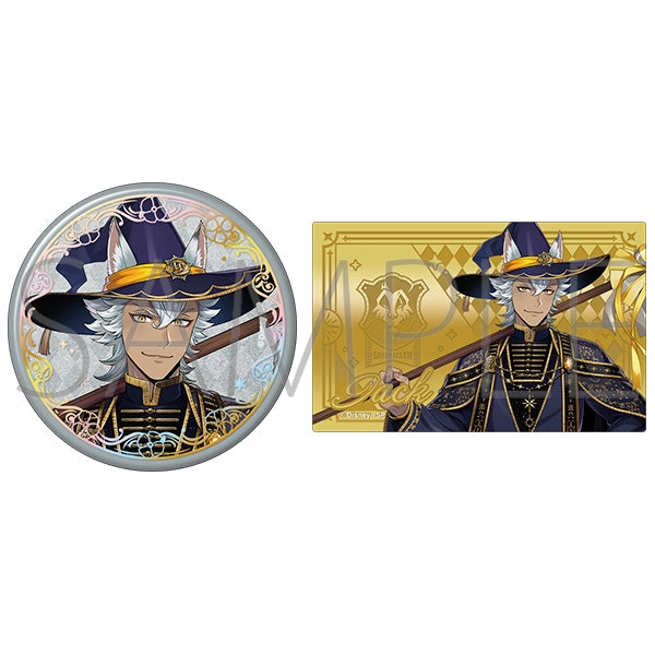 Twisted Wonderland Bloom Birthday Aurora Foil Stamped Can Badge & Metal Card Set Preorder