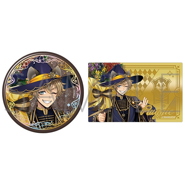 Twisted Wonderland Bloom Birthday Aurora Foil Stamped Can Badge & Metal Card Set Preorder