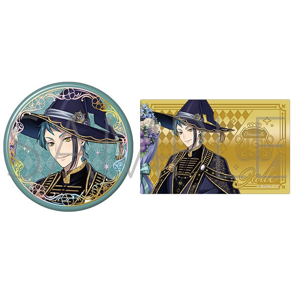 Twisted Wonderland Bloom Birthday Aurora Foil Stamped Can Badge & Metal Card Set Preorder