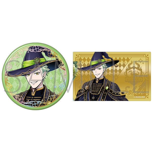 Twisted Wonderland Bloom Birthday Aurora Foil Stamped Can Badge & Metal Card Set Preorder