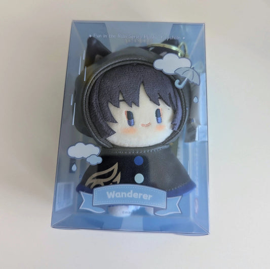 Genshin Impact Fun In The Rain Series Plush Keychain Wanderer