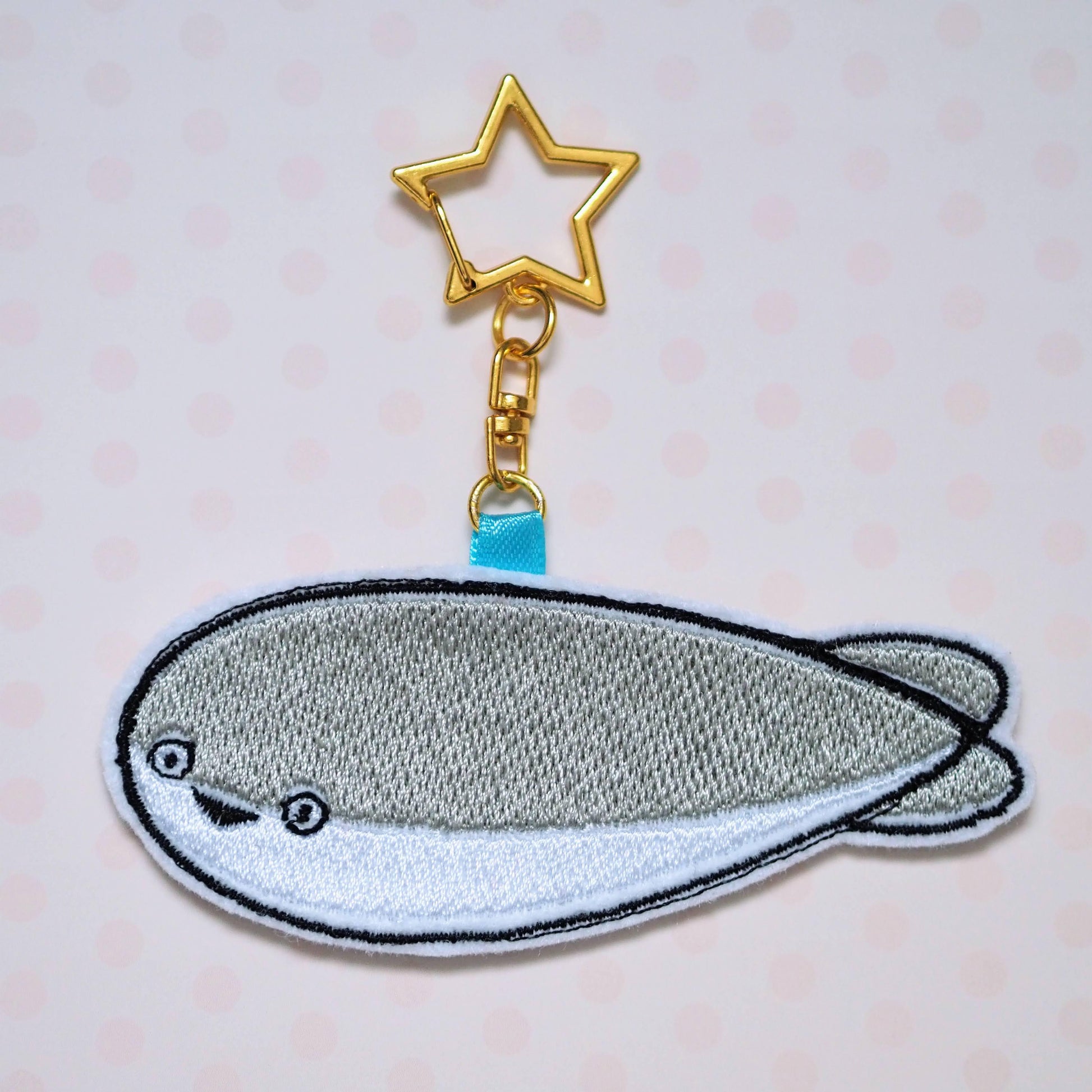 Sacabambaspis Jawless Fish Embroidery Patches Keychains - Moko's Boutique