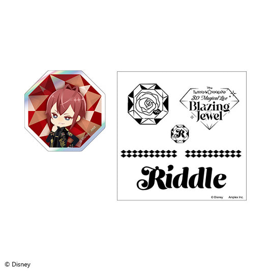 Twisted Wonderland 3D Magical Live -Blazing Jewel- Sticker Set Preorder