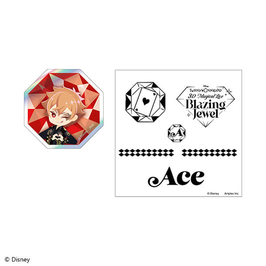 Twisted Wonderland 3D Magical Live -Blazing Jewel- Sticker Set Preorder