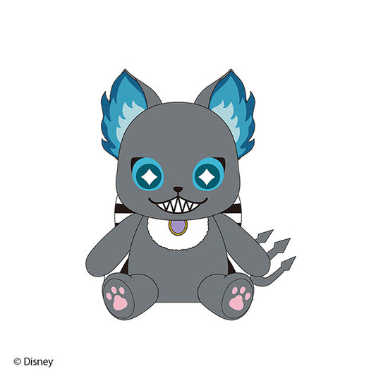 Twisted Wonderland Blazing Jewel Release Goods Grim Sitting Plush (Striped Ribbon Version) Preorder