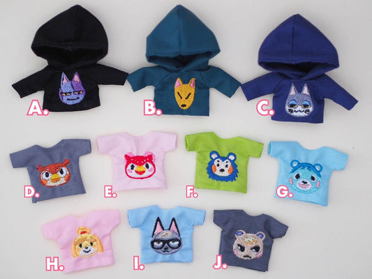 Animal Crossing Embroidery T-Shirts + Hoodies - Moko's Boutique