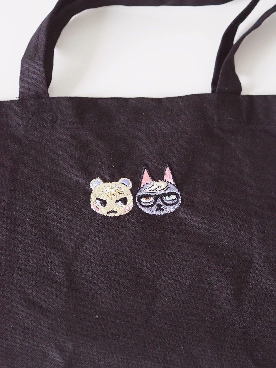 Animal Crossing Villagers Embroidery Totes Bags - Moko's Boutique
