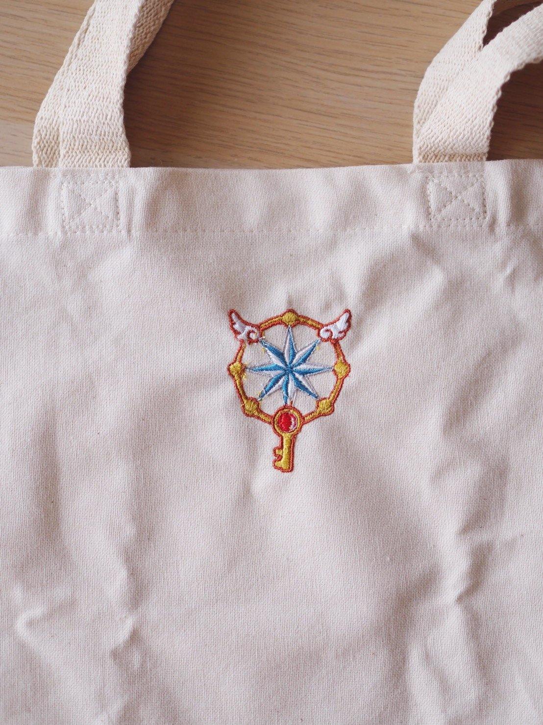 Cardcaptor Sakura Clear Cards Embroidery Totes Bags - Moko's Boutique