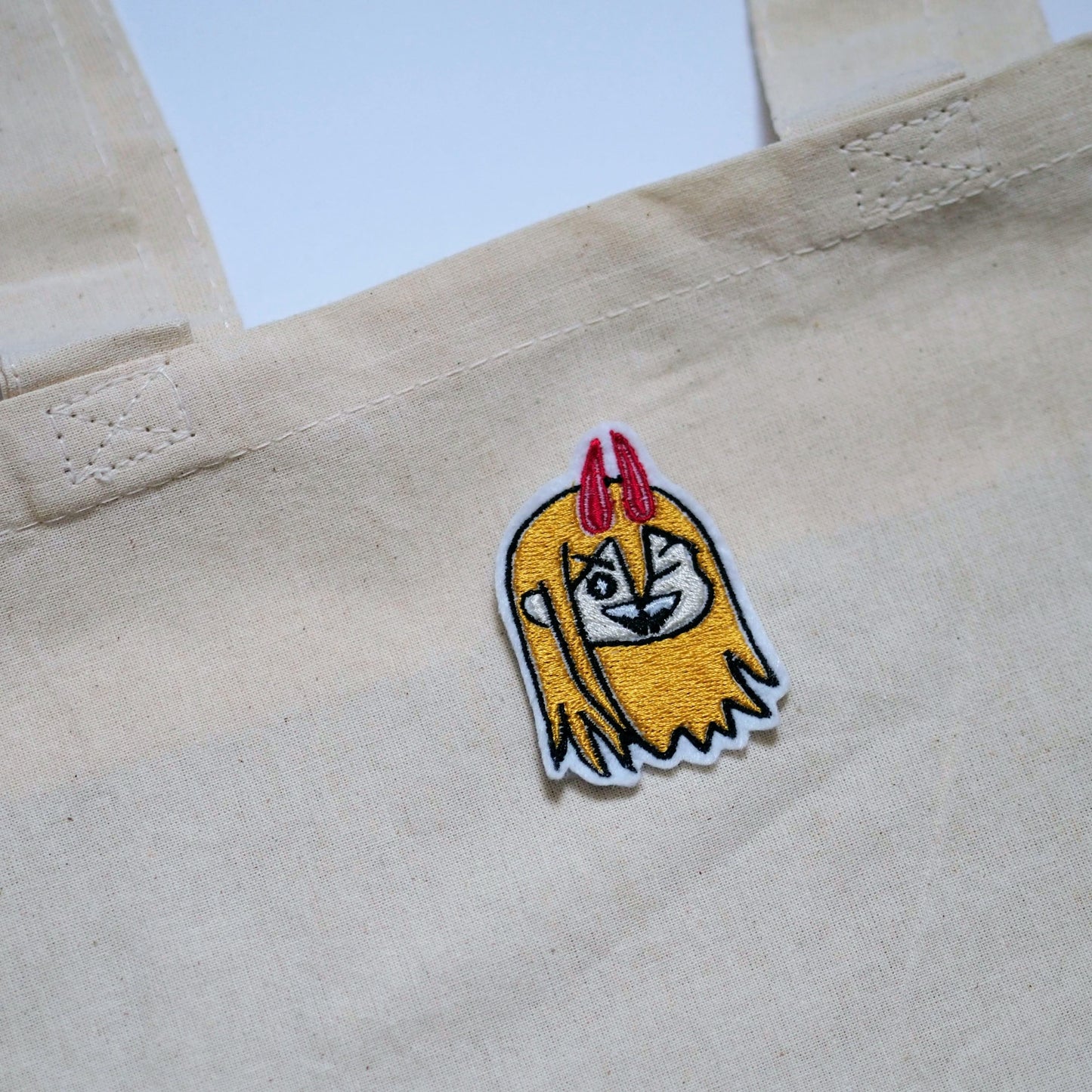 Chainsaw Man Embroidery Totes Bags and Iron on Patches - Moko's Boutique