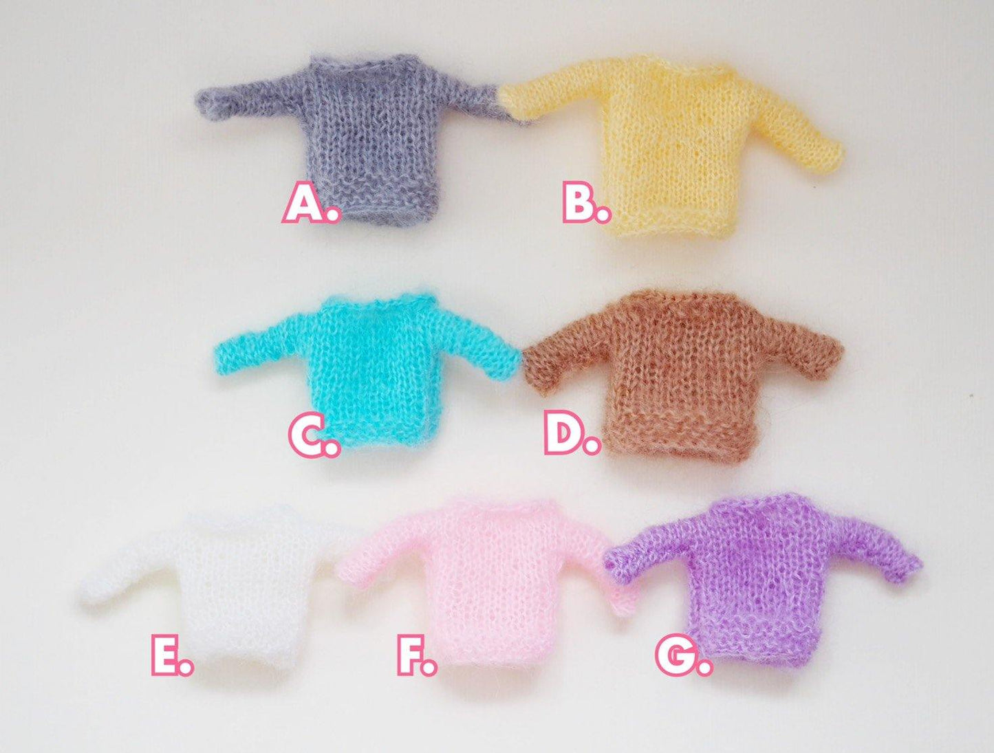 Cotton Candy Hand Knit Sweaters - Moko's Boutique