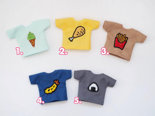 Foody Embroidery T-Shirts - Moko's Boutique