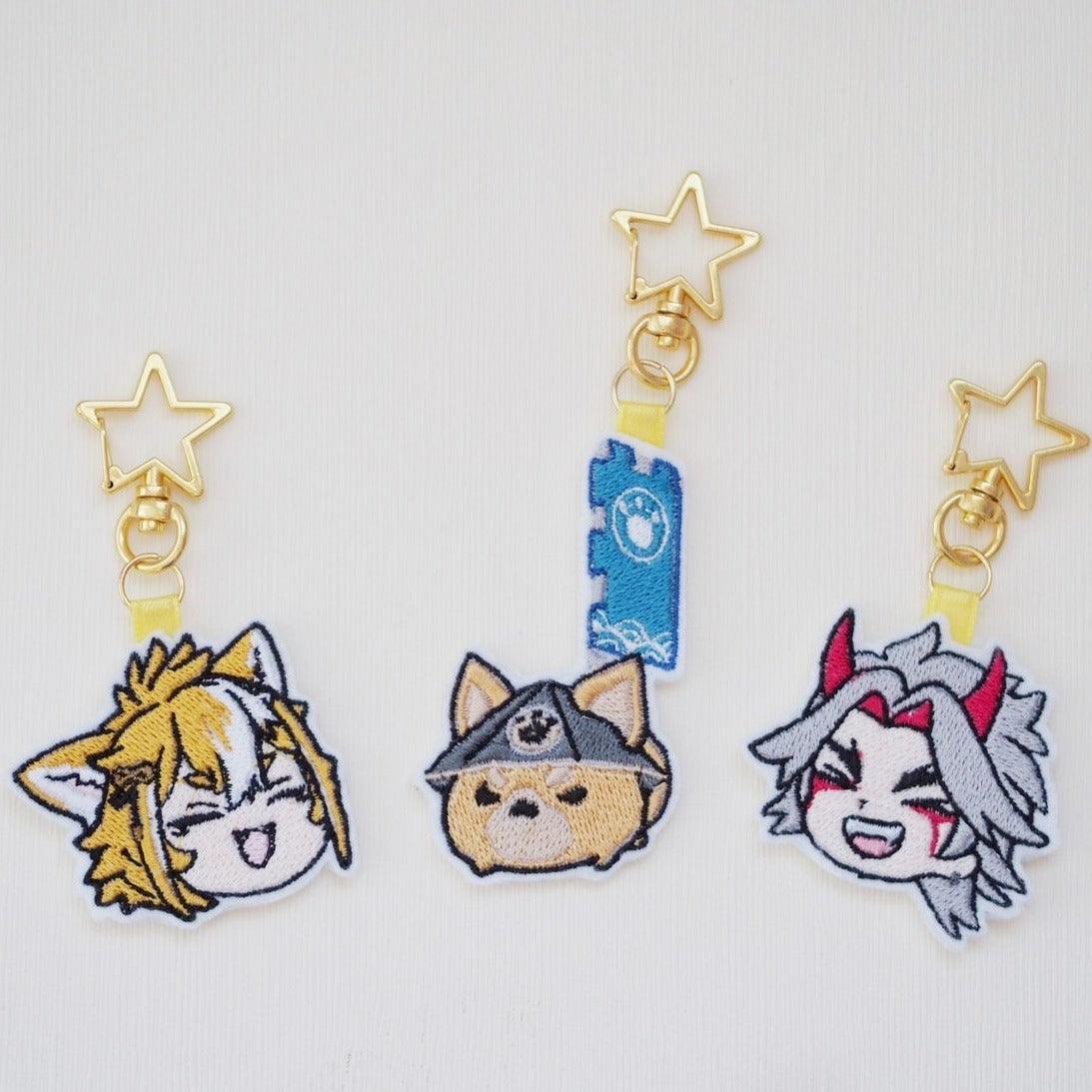Genshin Impact Gorou Itto Characters Embroidery Anime Tote Bags - Moko's Boutique