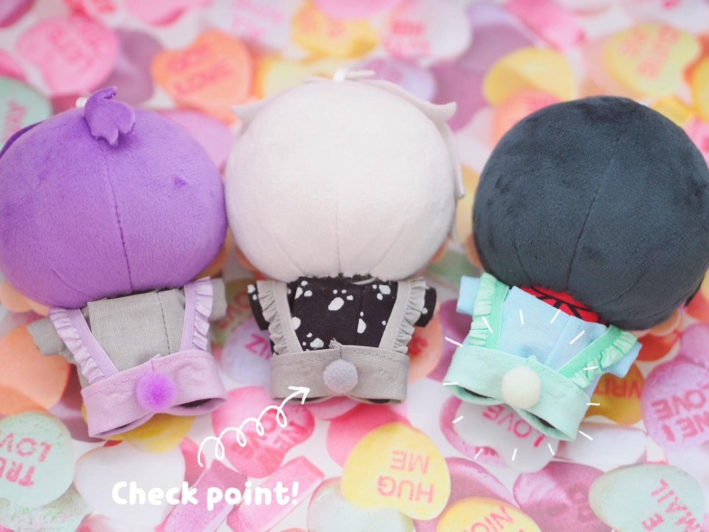 Gummy Bear Overall for 11 cm Nui Plush (Chibigurumi) - Moko's Boutique