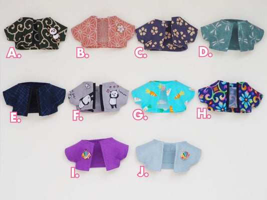 Haori Jackets for 10 cm Nui Plush - Moko's Boutique