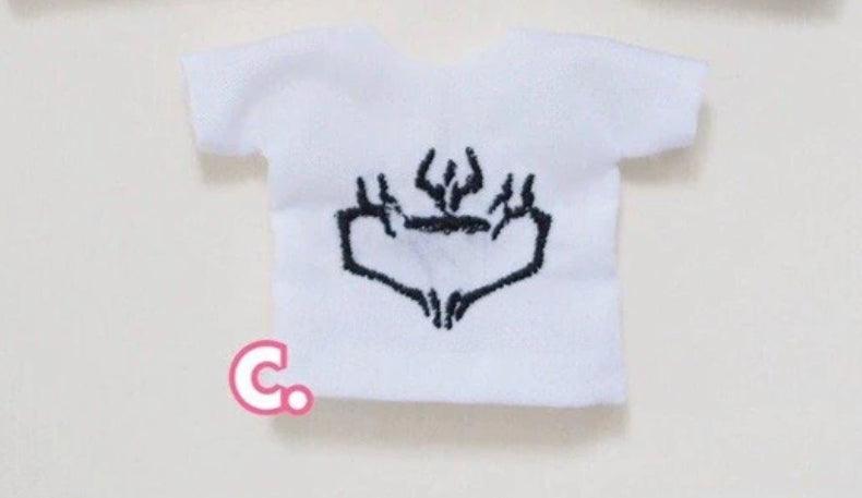 Jujutsu Kaisen Embroidery T-Shirts - Moko's Boutique