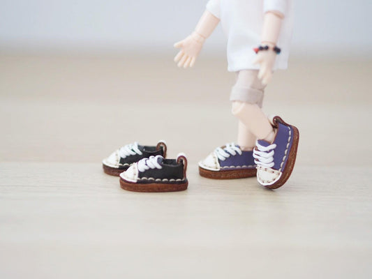 Leather Sneakers - Moko's Boutique