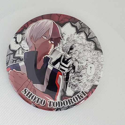 My Hero Academia Shoto Todoroki Can Badge - Moko's Boutique