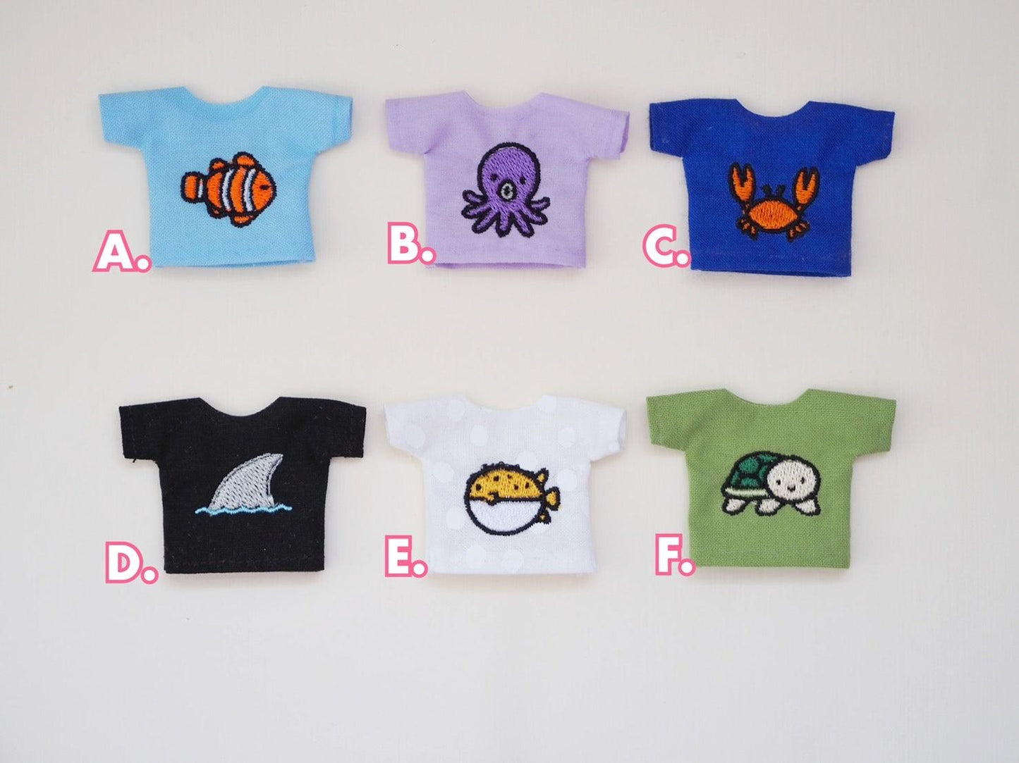 Ocean Collection Embroidery T-Shirts - Moko's Boutique