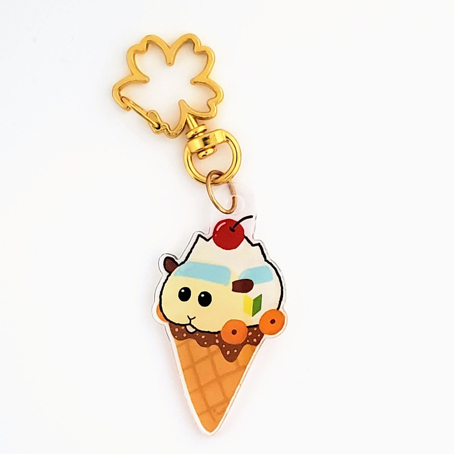 Pui Pui Molcar Abby Ice Cream Keychain - Moko's Boutique
