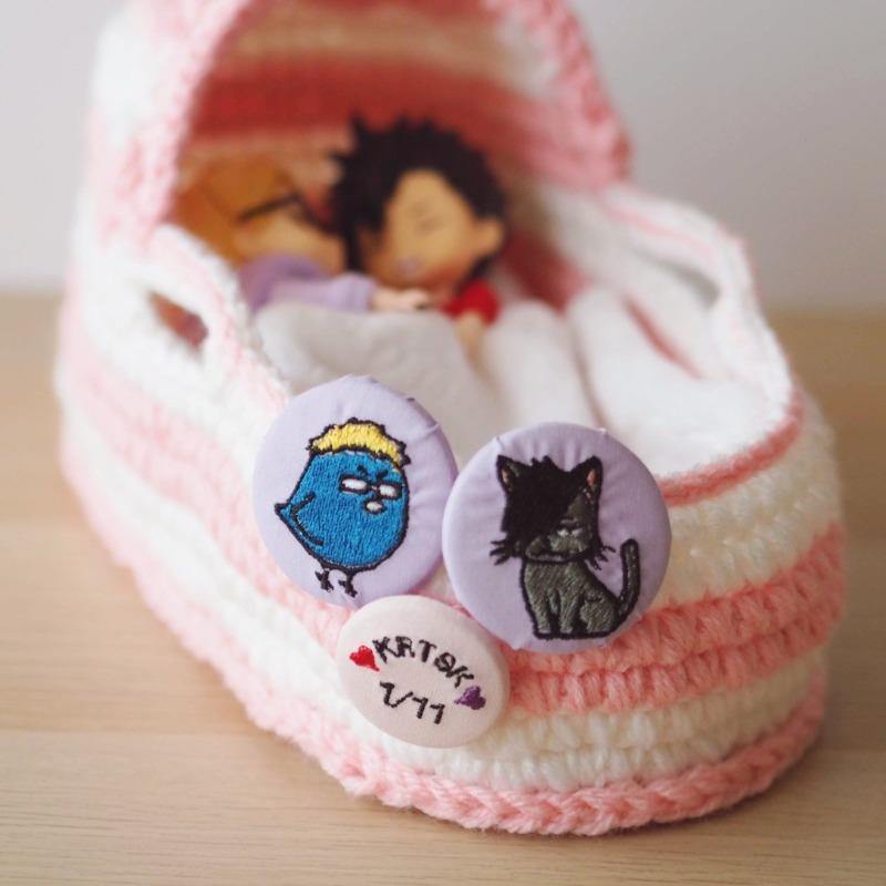 Sleeping Basket for Nendoroid Doll, Obitsu 11, and dolls - Moko's Boutique