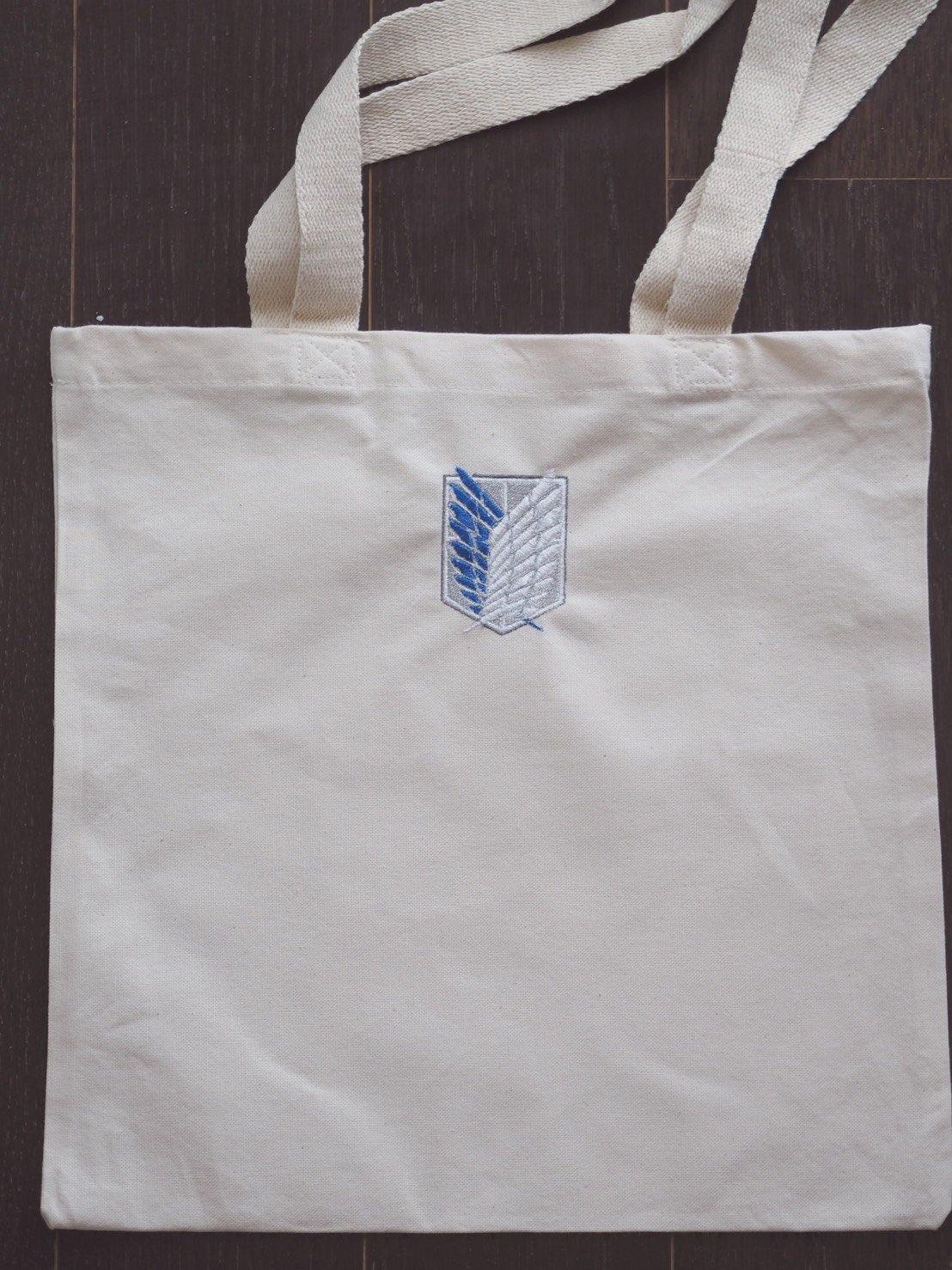 Attack on Titan Scout Regiment Embroidery Totes Bags - Moko's Boutique