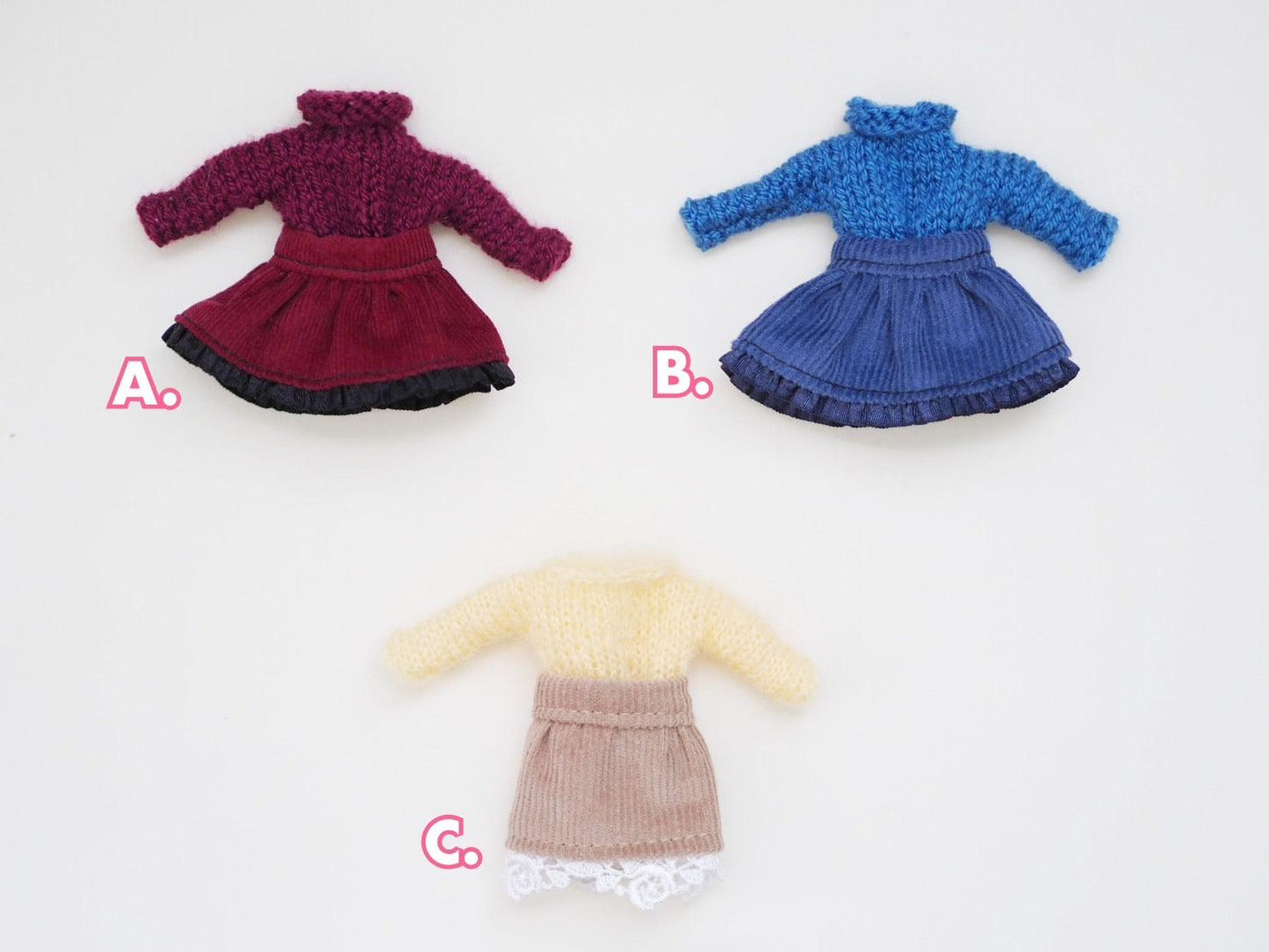 Velvet Skirts + Sweater Set - Moko's Boutique